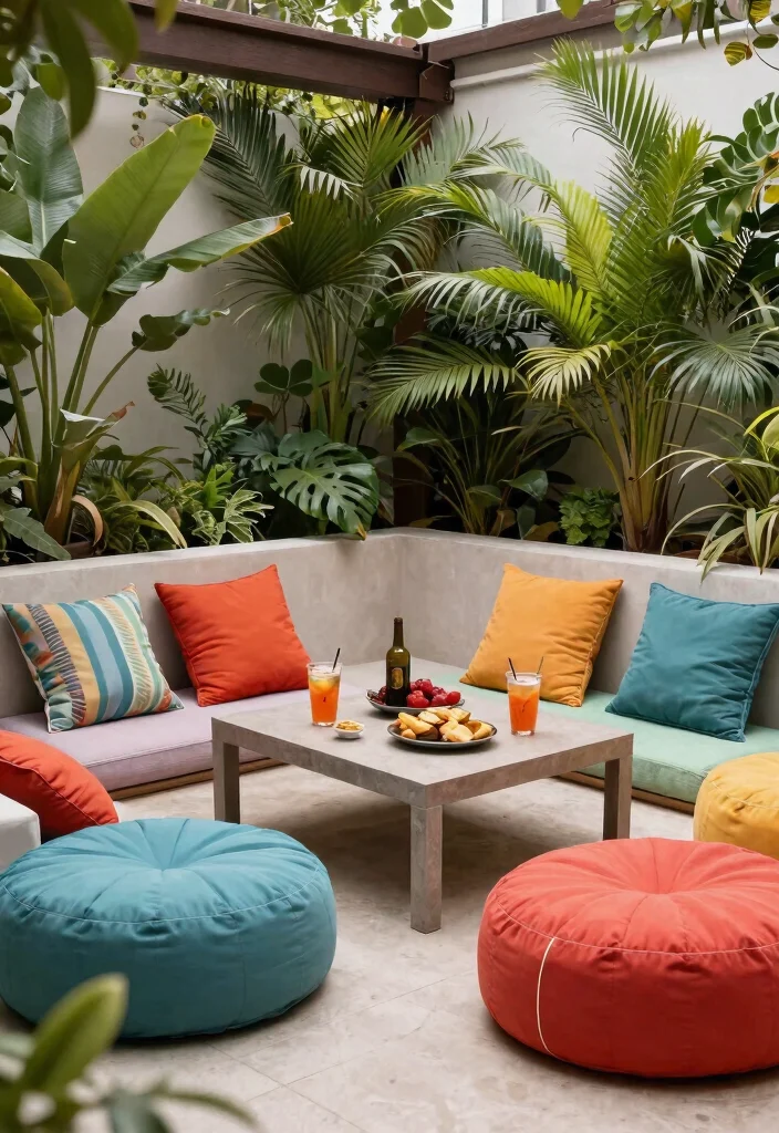 14 Boho Patio Decor Ideas on a Budget That Actually Look High-End - 7. Casual Boho-Style Seating 1