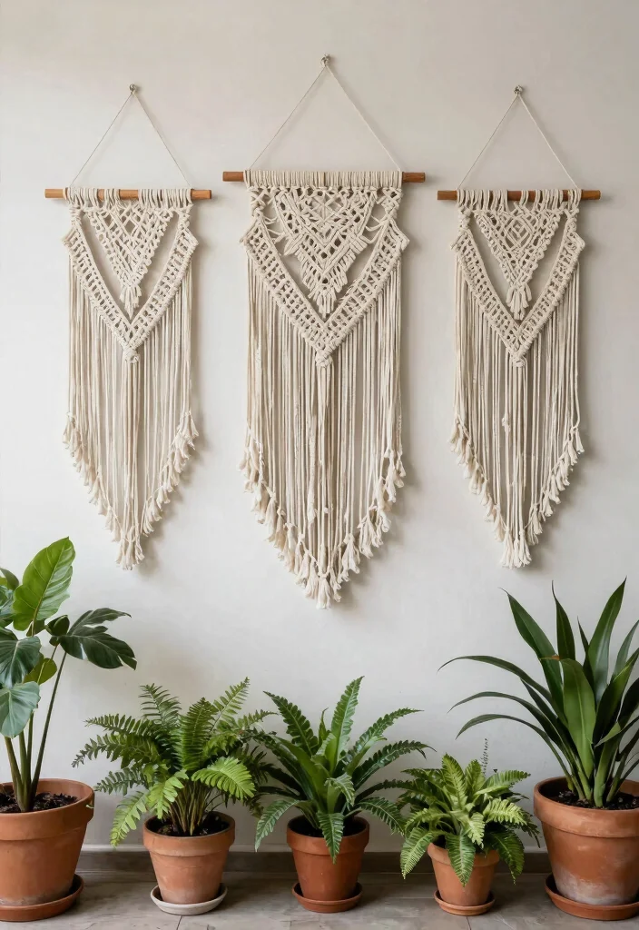 14 Boho Patio Decor Ideas on a Budget That Actually Look High-End - 8. Macramé Wall Hangings 1