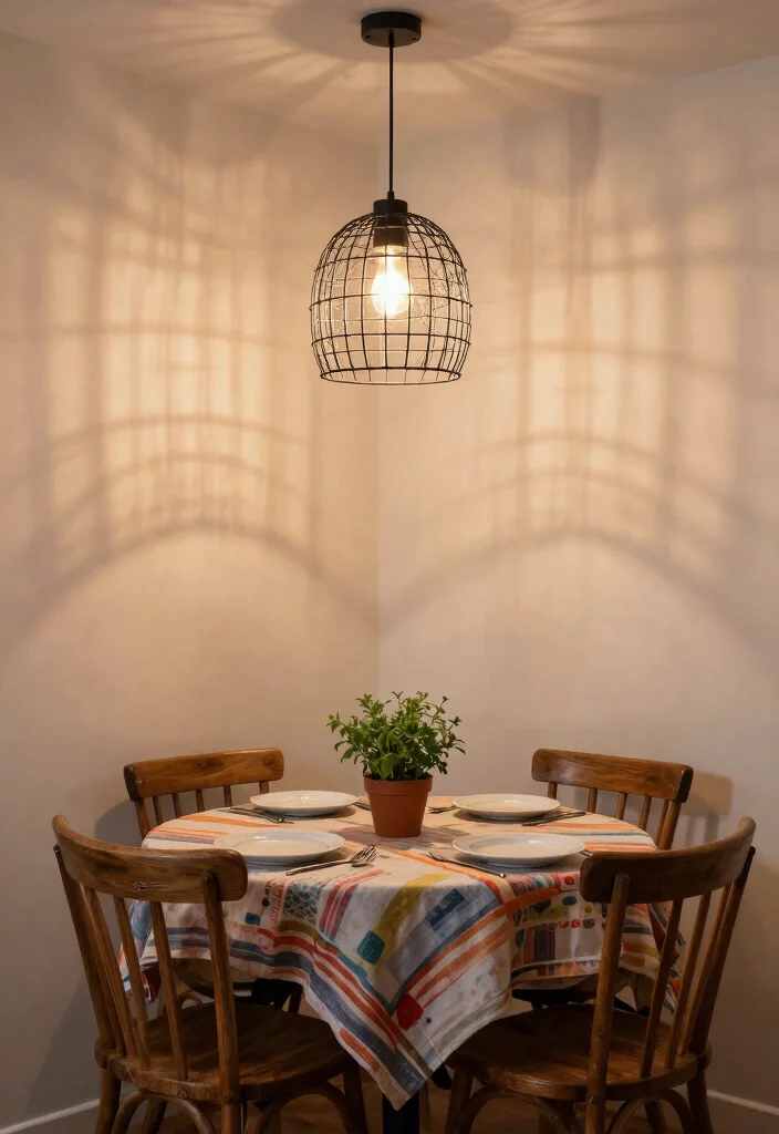 14 Farmhouse Pendant Lighting Ideas That Brighten Dark Kitchens - 4. Wire Basket Pendant Lights 1
