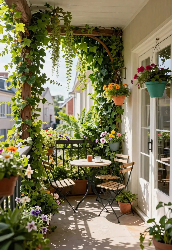 14 French Doors Patio Ideas That Let in Light Without Losing Privacy - 1. Green Curtain Gardens 1