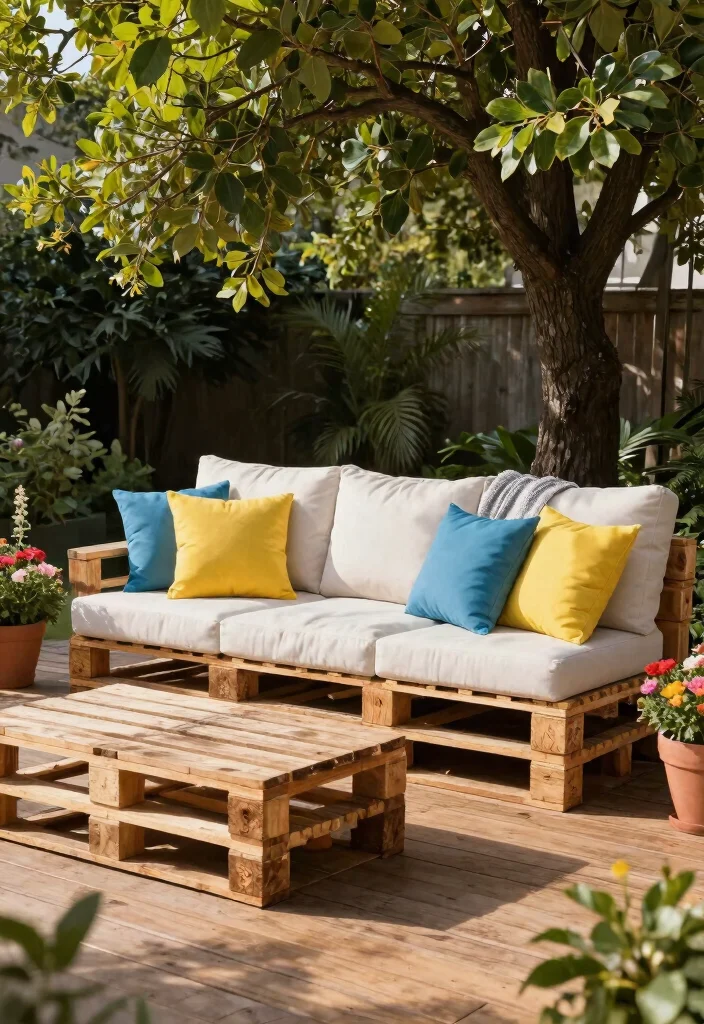14 Pallet Patio Furniture Ideas That Actually Hold Up Outdoors - 1. Chic Pallet Sofa 1