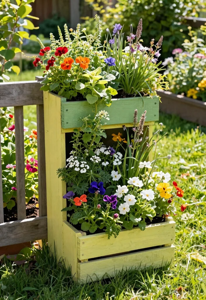 14 Pallet Patio Furniture Ideas That Actually Hold Up Outdoors - 3. Pallet Planters 1