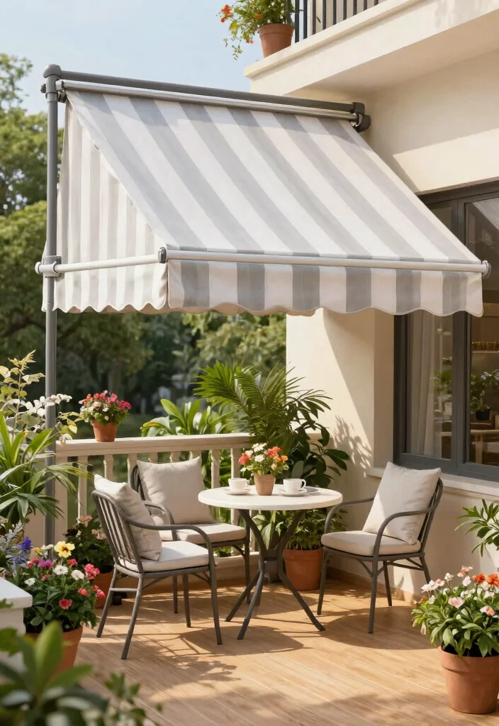 14 Patio Sun Shades for Small Spaces That Actually Block Heat - 1. Retractable Awnings for Versatile Coverage 1