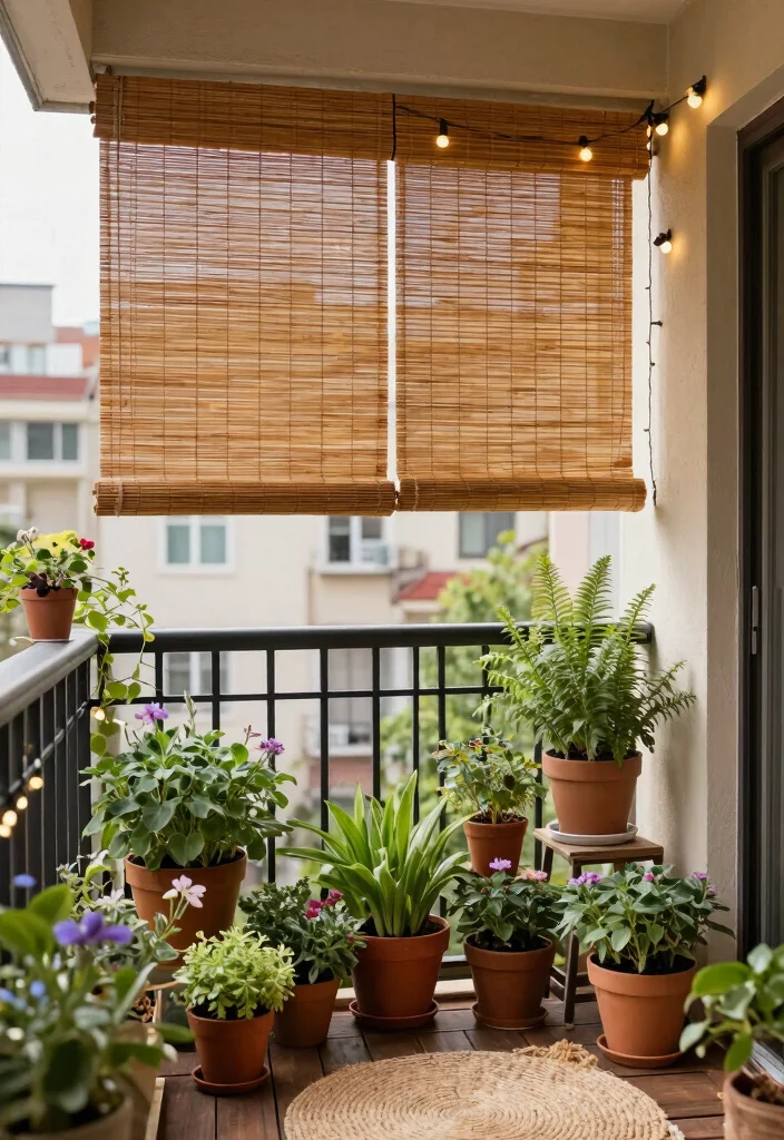 14 Patio Sun Shades for Small Spaces That Actually Block Heat - 3. Bamboo Roll-Up Shades for Natural Vibes 1