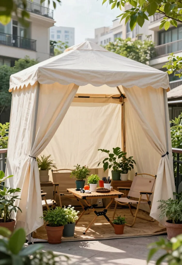 14 Patio Sun Shades for Small Spaces That Actually Block Heat - 4. Canopy Tents for Ultimate Shade Protection 1