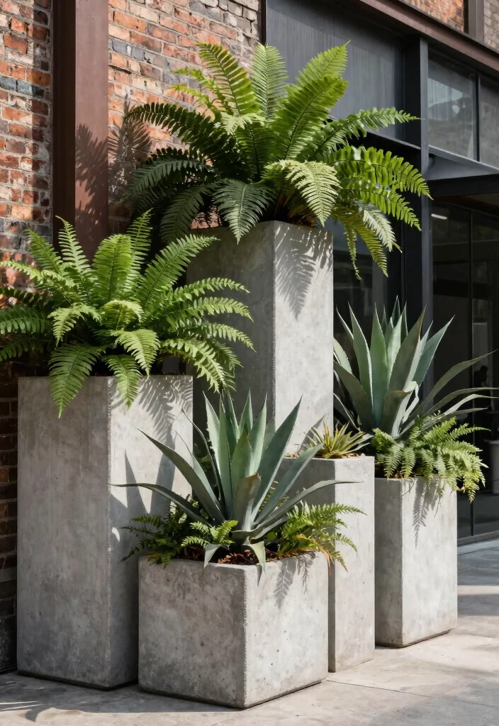 14 Tall Planter Box Ideas That Hide Bare Foundations and Utility Boxes - 5. Urban Industrial Style 1