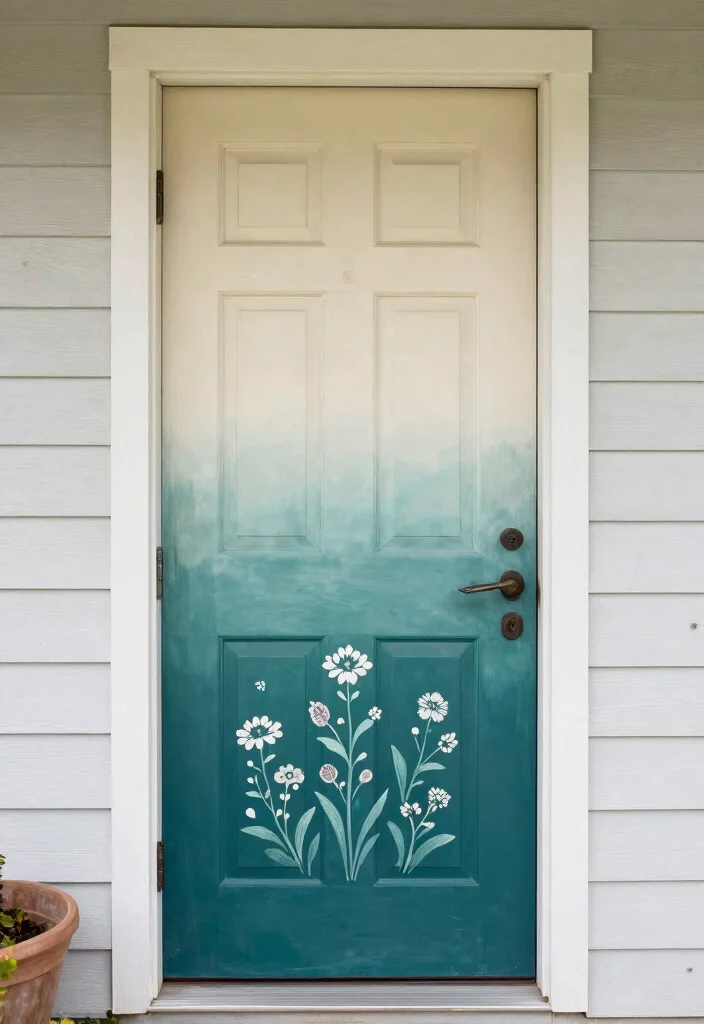 15 Farmhouse Front Door Ideas That Boost Curb Appeal on a Budget - 11. Door Painting Techniques 1