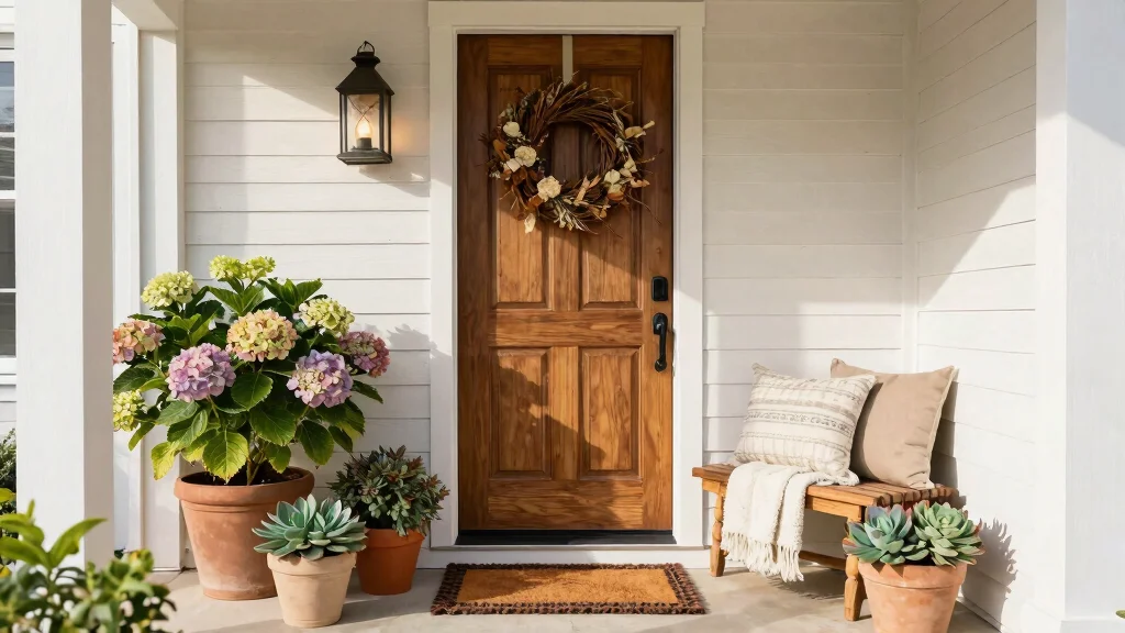 15 Farmhouse Front Door Ideas That Boost Curb Appeal on a Budget