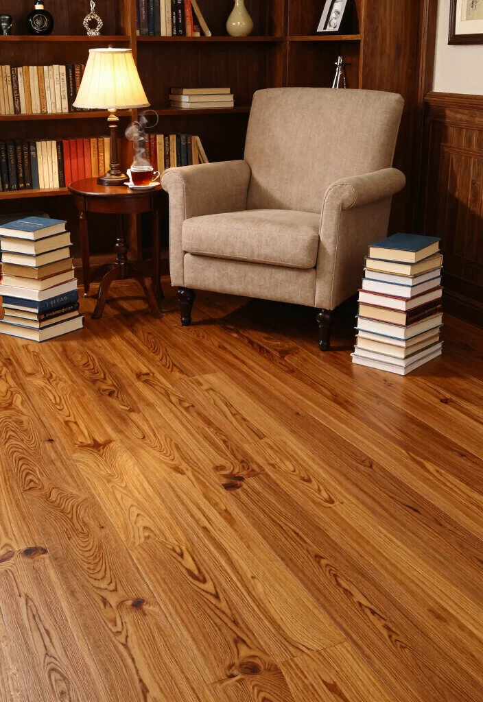 15 Farmhouse Vinyl Plank Flooring Ideas That Look Like Real Wood - 6. Vintage Pine 1