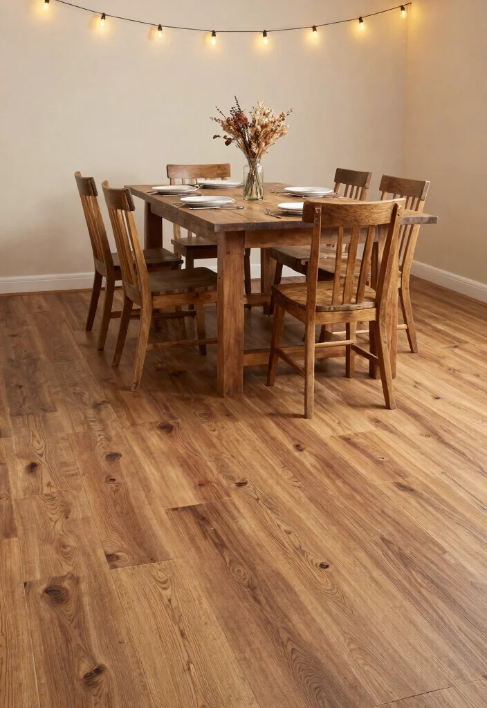 15 Farmhouse Vinyl Plank Flooring Ideas That Look Like Real Wood - 7. Reclaimed Wood Appearance 1