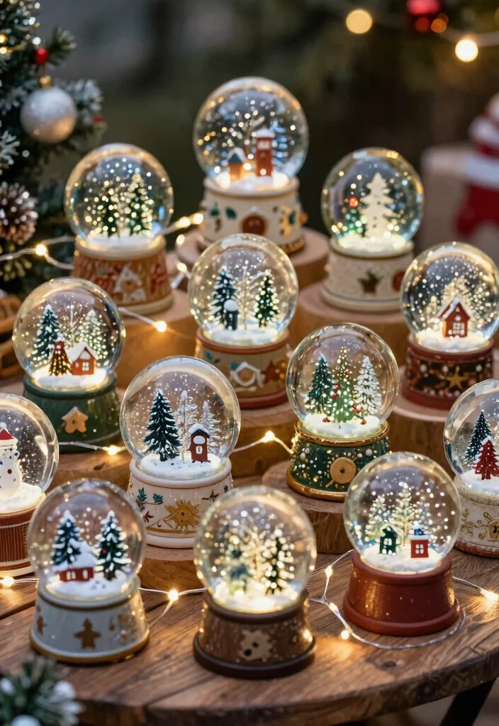 15 Simple Outdoor Christmas Decor Ideas That Set Up in Minutes - 15. DIY Snow Globes 1