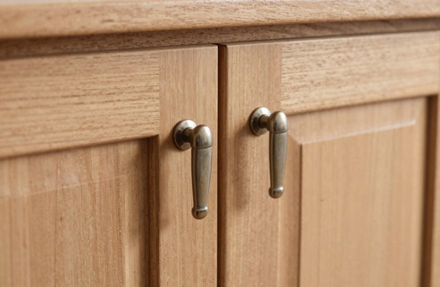 center stile or lower corner placement