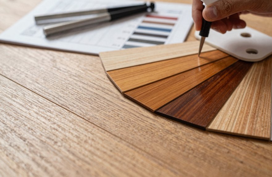 choosing stain by wood species