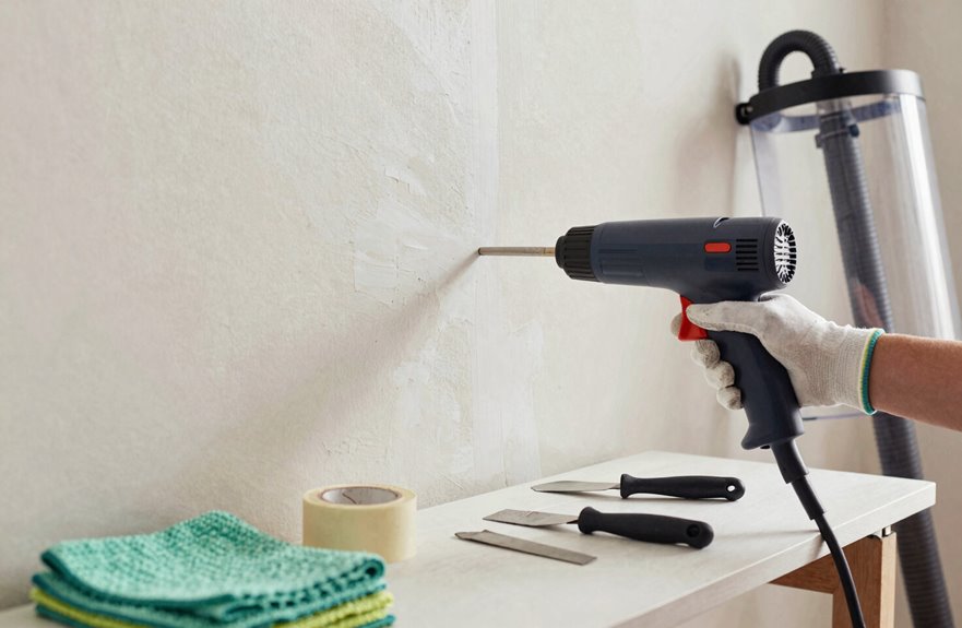 How to Remove Texture Paint From Walls In 5 Steps 2 dust free drywall skim coating prep
