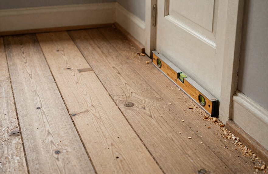 foundation movement and moisture damagewarps floors