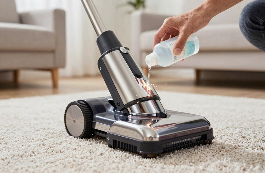 he detergent prevents foam disaster