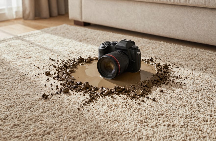 let mud dry completely