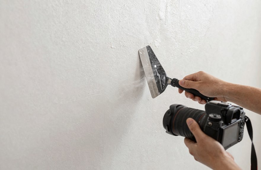 How to Remove Texture Paint From Walls In 5 Steps 4 remove scrape skim coat smoothness
