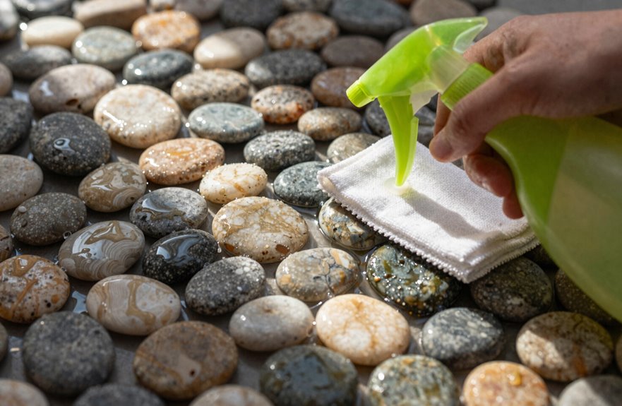 7 Steps to Clean Your Pebble Shower Floor 5 rinse dry and shine