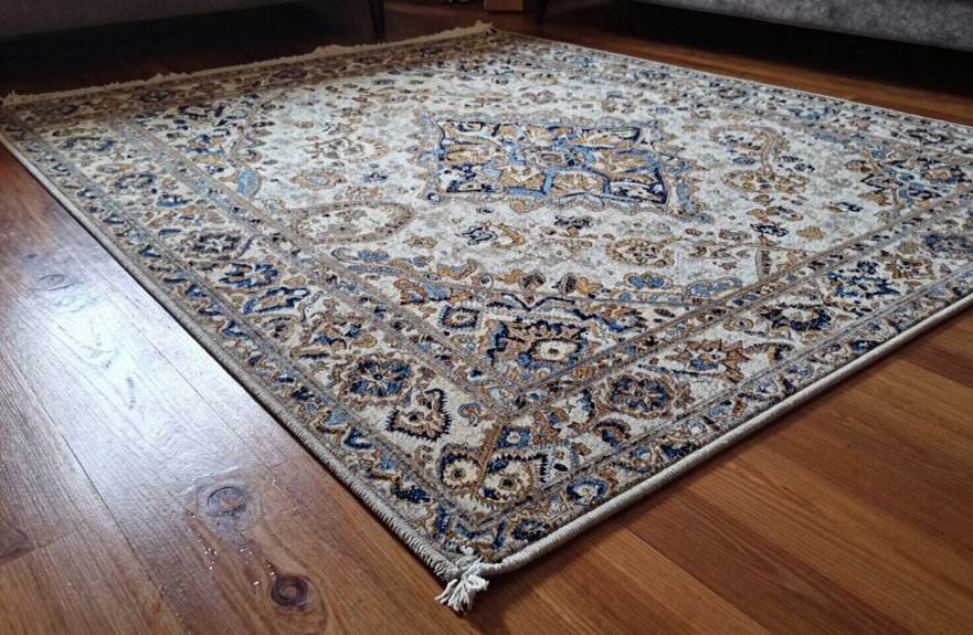 rug pad prevents slips damage