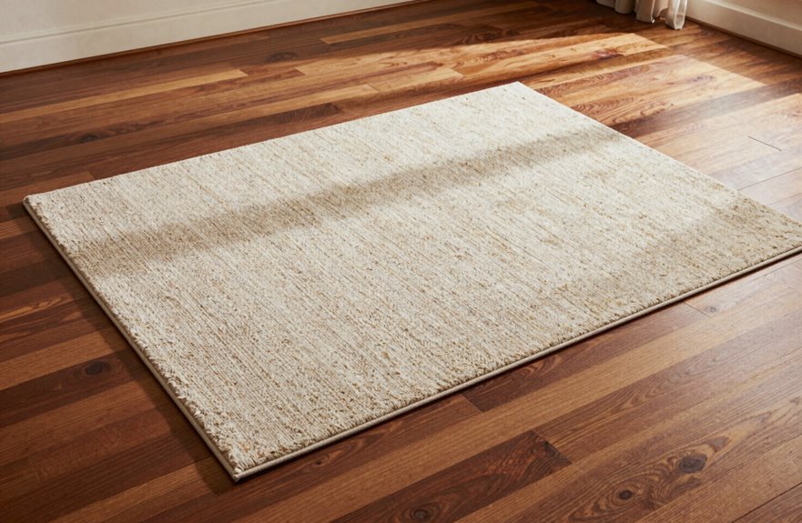 rug pad protects hardwood floors