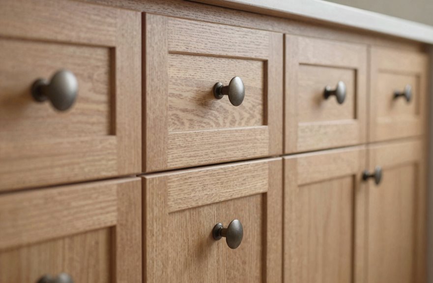 rule of thirds drawer hardware alignment