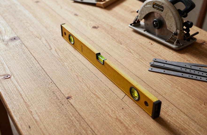 self leveling shims basement sagging beams
