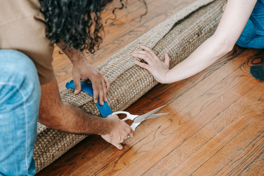 seven steps to remove glue from carpet