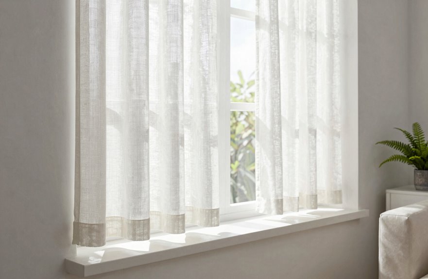short curtains suit compact spaces well