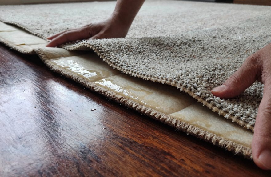 soggy carpet padding replacement needed