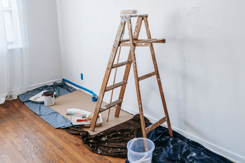 step by step vinyl floor painting guide