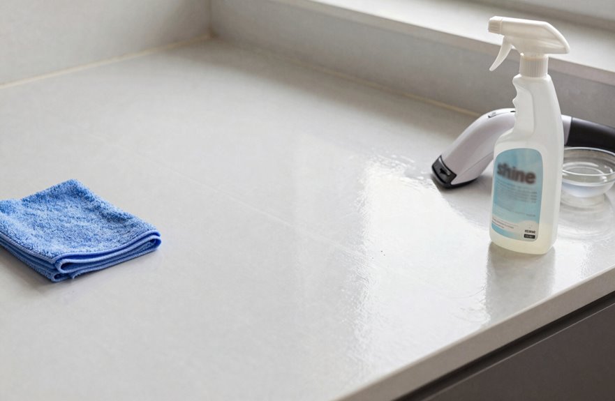 7 Steps to Make Vinyl Floors Shine Again 1 sticky residue dulls vinyl floors improper cleaning