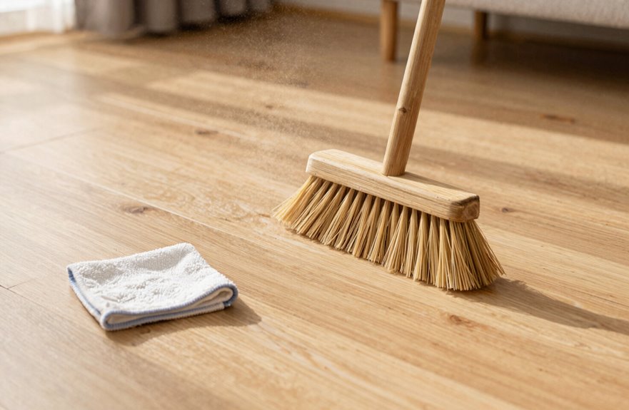 How to Clean Bamboo Floors 1 sweep spot clean bamboo floors daily